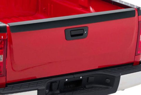 Tailgate Cap - Smoothback - Plastic - Black - Dodge Ram Fullsize Truck 2002-08 - Each
