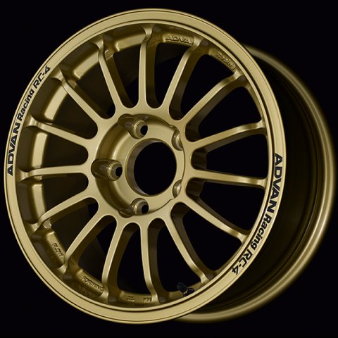 Advan RC-4 15x7.0 / +35 Offset / 5x100 / 63mm Bore / Rally Gold