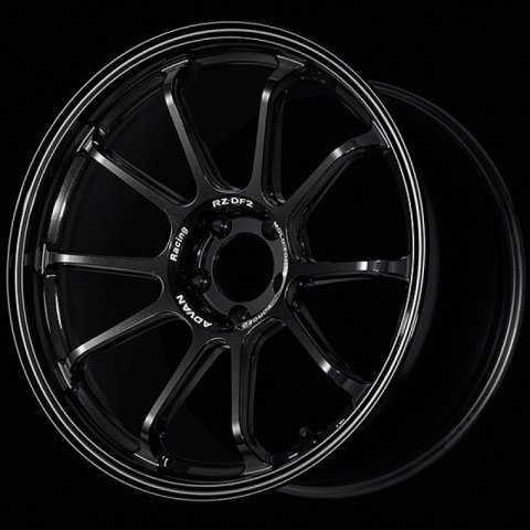 Advan RZ-DF2 19x10.5 / +24 Offset / 5x114.3 / 73mm Bore / Racing Titanium Black