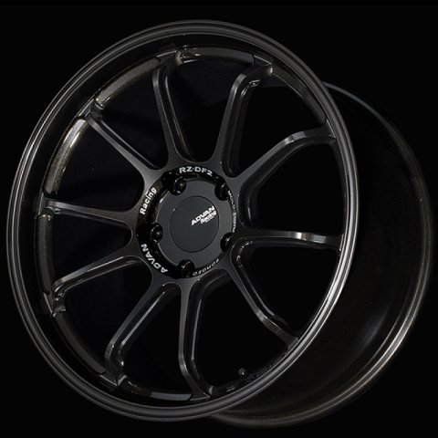 Advan RZ-DF2 for Porsche 20x11.5 / +53 Offset / 5x130 / 71.6mm Bore / Racing Titanium Black
