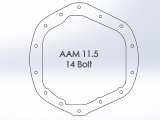 aFe Power Front/Rear Diff Cover Kit w/ Oil 03-13 Dodge L6 Trucks (AAM 9.25-14 & AAM 11.5-14) thumbnail 7