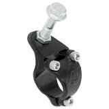 RockJock Jeep JL/JT/JK Forged Chromoly Steering Stabilizer Shock Tie Rod Bracket thumbnail 1