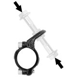 RockJock Jeep JL/JT/JK Forged Chromoly Steering Stabilizer Shock Tie Rod Bracket thumbnail 4