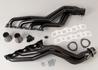 Hedman Street Headers 79590 Headers, Street, Long Tube, Steel, Temporary Paint, Dodge, 5.7L Hemi, Pair
