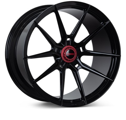 Vossen x Novitec NF10 22x12in - 5x114.3 BP - ET57 - Gloss Black Ferrari 458 / F12 Rear Wheel