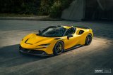 Vossen x Novitec NF10 21x9.5in - 5x114.3 BP - ET28 - Gloss Black Ferrari SF90 Front Wheel thumbnail 5
