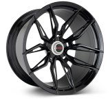 Vossen x Novitec NF11 22x11.5in - 5x114.3 BP - ET29 - Gloss Black Ferrari 296 Rear Wheel thumbnail 1