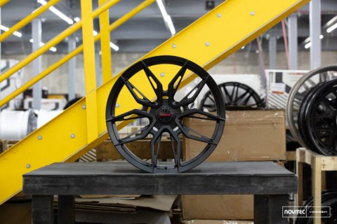 Vossen x Novitec NF11 22x12in - 5x114.3 BP - ET52 - Satin Black Ferrari 12Cilindri F167 Rear Wheel