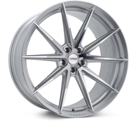 Vossen HFX-2 20x9.5 - 5x120 - ET20 - Deep - 72.56 - Silver Polished Wheel