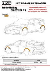 HKS Fender Molding FL5 thumbnail 4
