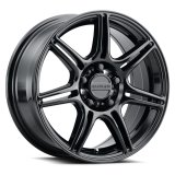 Raceline 148B Apex 16x7in / 5X100 / 5X114.3 BP / 40mm Offset / 72.62mm Bore - Gloss Black thumbnail 5