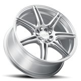Raceline 148HS Apex 18x8in / 5X110 / 5X114.3 BP / 40mm Offset / 72.62mm Bore - Hyper Silver thumbnail 5