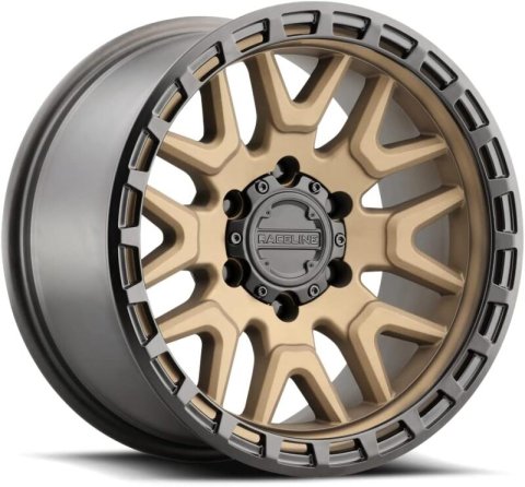 Raceline 953BZ Krank 20x9in / 8X170 BP / 0mm Offset / 125.2mm Bore - Bronze