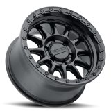 Raceline 960B Alpha 17x8.5in / 6X139.7 BP / 0mm Offset / 106.1mm Bore - Satin Black thumbnail 3