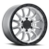 Raceline 960MB Alpha 17x8.5in / 6X139.7 BP / 0mm Offset / 106.1mm Bore - Machined w/Black Ring thumbnail 5