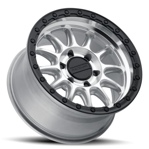 Raceline 960MB Alpha 18x8.5in / 6X135 BP / 35mm Offset / 87.1mm Bore - Machined w/Black Ring thumbnail 4