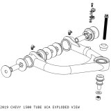Camburg 19-24 Chevrolet Silverado 1500 (excl. Trail Boss) King 2.5 Lift Kit (1x kin25001-174A-EXT, 1x kin25001-191A, 1x cmbCAM-210065) thumbnail 2