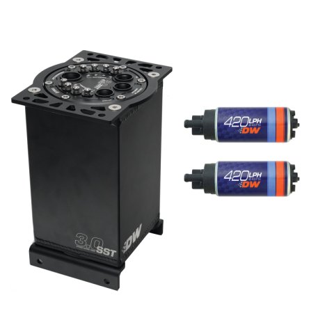 DeatschWerks 3.0L Staged Surge Tank w/ DW420 Fuel Pumps