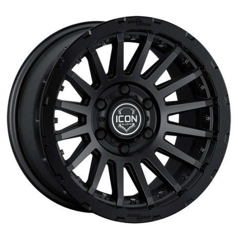 ICON Alloys Recon Pro Satin Black - 18x9 / 6x5.5 / 0mm / 5in BS