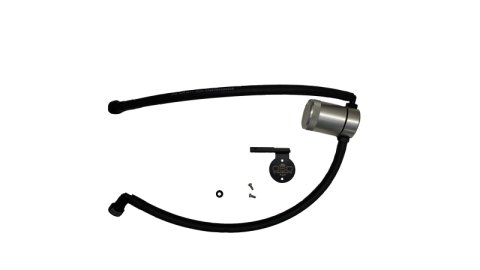 J&L 21-25 Chevy Express/ GMC Savana 6.6L Oil Separator 3.0 Driver Side - Clear Anodized thumbnail 1