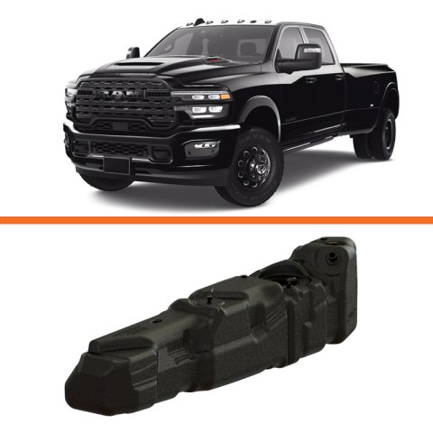 Titan Fuel Tanks 25-26 RAM 2500/3500 Cummins Crew Cab Long Bed 55 Gallon XXL Mid-Ship Fuel Tank thumbnail 3