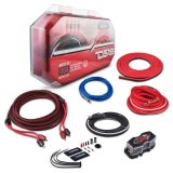 DS18 0-GA Amplifier Install Kit Advance- Red thumbnail 6