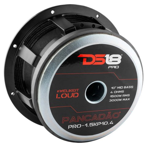 DS18 10in 1000 Watts RMS 4 ohm Mid-Bass Loudspeaker thumbnail 5