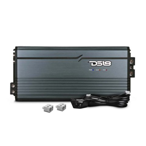 DS18 1-Channel Amp Class D Full-Range Monoblock 5000 Watts RMS/1ohm DPIV1/0 Terminals Incl Titanium thumbnail 2