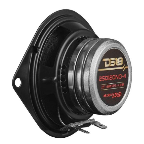 DS18 2.5in 60 Watts RMS 4 ohm Neodymium Full Range OEM Dashboard Loudspeakers thumbnail 2