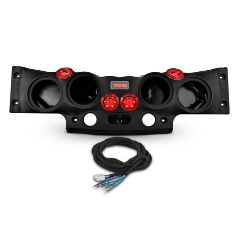 DS18 2007-18 Jeep JK/JKU Soundbar System Fits 4 x 8in Speakers (Not Included)- Black thumbnail 9