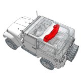 DS18 2018-23 Jeep JL/JLU/JT Soundbar System Fits 4 x 8in Speakers (Not Included)- White thumbnail 9