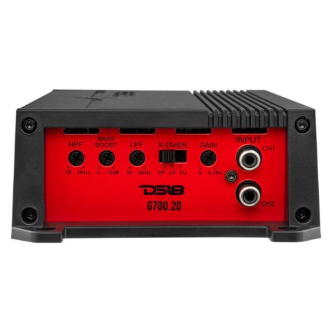 DS18 2-Channel Amplifier 1 x 360/4ohm Bridge 2x 180/2ohm 2x 100/4ohm Watts RMS thumbnail 2