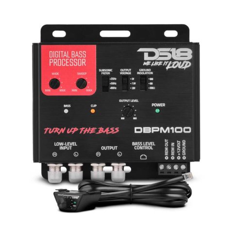 DS18 2-Channel Low Level Input and 2-Channel Output Digital Bass Processor thumbnail 4