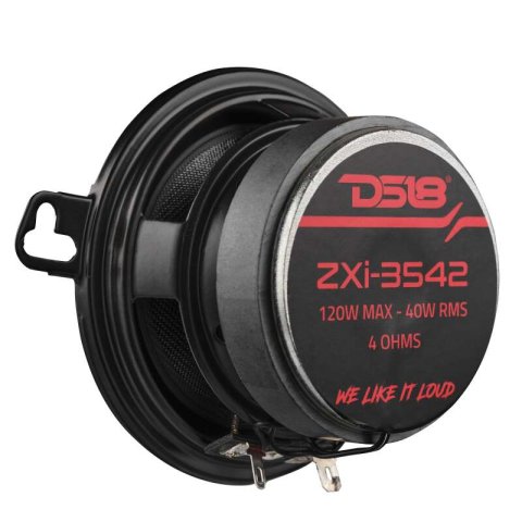 DS18 3.5in 40 Watts RMS 4 ohm 2-Way Coaxial Speaker w/ Kevlar Cones thumbnail 7