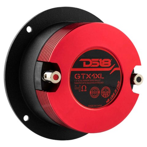 DS18 3.75in Neodymium Super Bullet Tweeter 160 Watts RMS 1.3in Titanium Vc 4 ohm thumbnail 1
