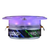 DS18 3.8in Super Bullet Tweeter 120 Watts RMS 1in Aluminum Vc 4 ohm Digital LED Lights thumbnail 1