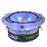 DS18 3.8in Super Bullet Tweeter 120 Watts RMS 1in Aluminum Vc 4 ohm Digital LED Lights thumbnail 5