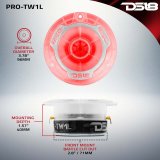 DS18 3.8in Super Bullet Tweeter 120 Watts RMS 1in Aluminum Vc 4 ohm RGB LED Lights- Pair thumbnail 5