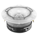 DS18 3.8in Super Bullet Tweeter 120 Watts RMS 1in Aluminum Vc 4 ohm RGB LED Lights- Pair thumbnail 6