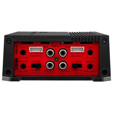 DS18 4-Channel Amplifier 2x 300/4ohm Bridge 4 x 150/2ohm 4 x 90/4ohm Watts RMS thumbnail 3