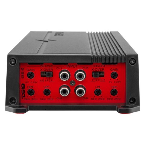 DS18 4-Channel Amplifier 2x 430/4ohm Bridge 4 x 230/2ohm 4 x 150/4ohm Watts RMS thumbnail 5