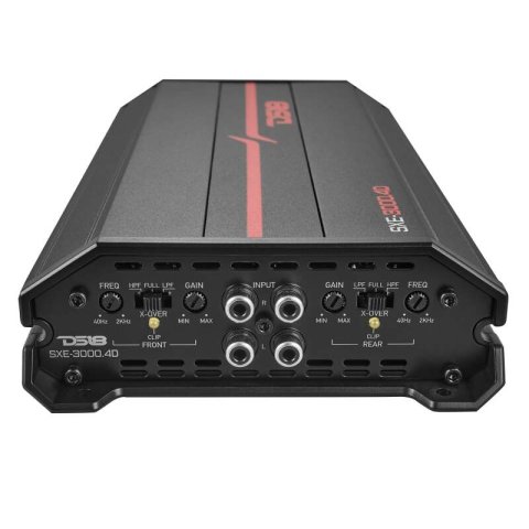 DS18 4-Channel SXE Amplifier Class D 2x 500/4ohm Bridge 4 x 320/2ohm 4 x 200/4ohm Watts RMS- Black thumbnail 3
