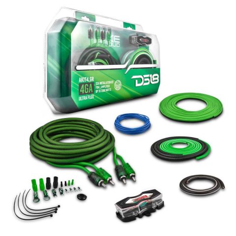 DS18 4-GA Amplifier Install Kit Advance- Green thumbnail 3