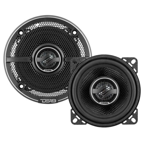 DS18 4in 50 Watts RMS 4 ohm 2-Way Coaxial Speaker w/ Kevlar Cones thumbnail 1