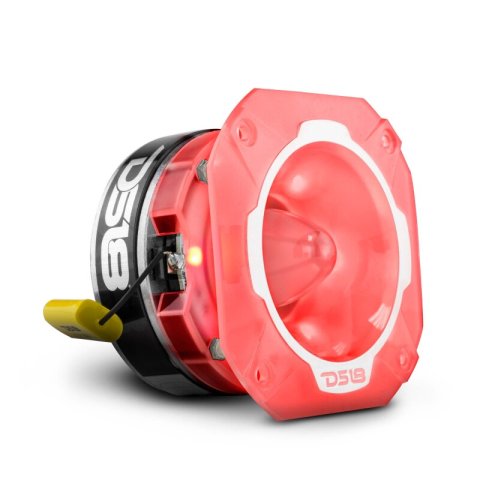 DS18 4in Super Bullet Tweeter 250 Watts RMS 1.5in Titanium Vc 4 ohm RGB LED Lights thumbnail 1