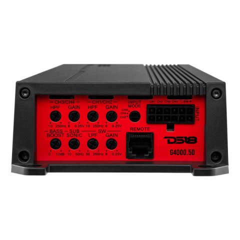 DS18 5-Chnl Amp 2x 420/4ohm Bridge SUB 900/1ohm 4 x 220 SUB 600/2ohm 4 x 130 SUB 300/4 ohm Watts RMS thumbnail 6