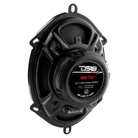 DS18 5x7in 50 Watts RMS 4 ohm 2-Way Coaxial Speaker System Universal Fit thumbnail 5