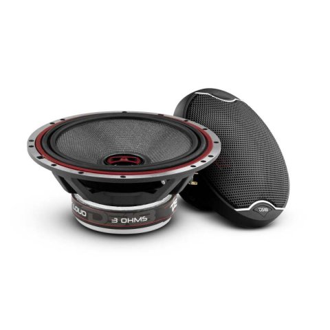 DS18 6.5in 120 Watts RMS 3 ohm 2-Way Coaxial Speakers And Component System w/ Fiberglass Cone thumbnail 4