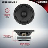 DS18 6.5in 150 Watts RMS 4 ohm Mid-Bass Loudspeaker thumbnail 1