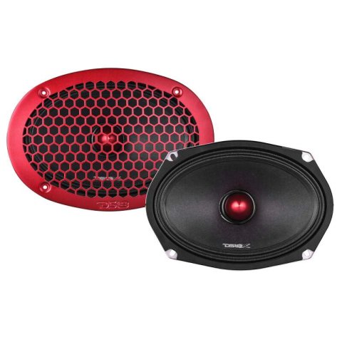 DS18 6x9in 275 Watts RMS 8 ohm Mid-Range Loudspeaker Bullet Loudspeaker Grill Included thumbnail 5